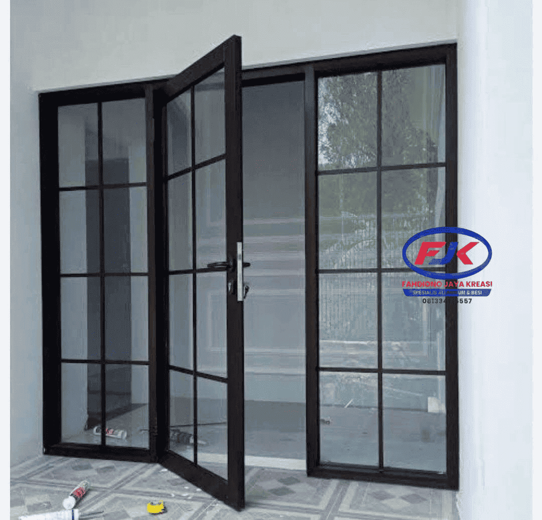 Berbagai model kusen aluminium modern.